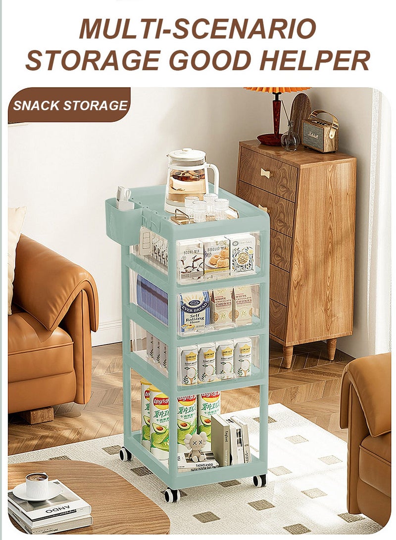 YEYA Multifunctional Baby Trolley Storage Shelf For Supplies  - Image 5