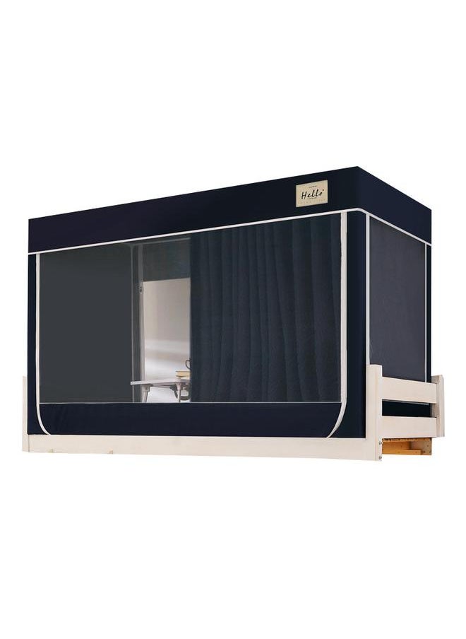Bluejw - University Dormitory Upper And Lower Bed Curtain Single-person Fully Enclosed Student Shading Bed Curtain Mosquito Net Integrated Bracket Three-door - Image 1