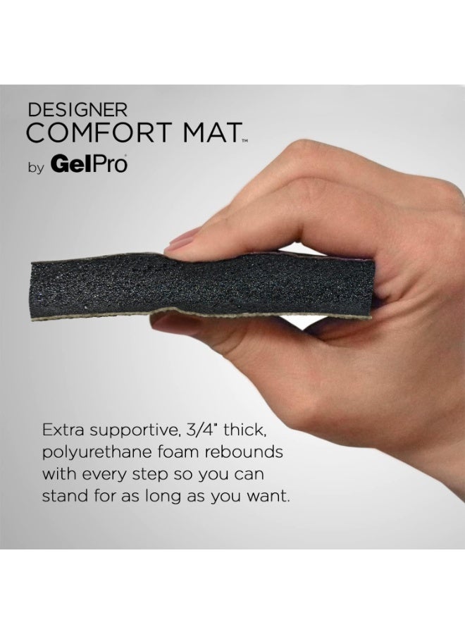GelPro Designer Comfort Mat-Trellis Khaki 20 X 30 Inch - Image 4