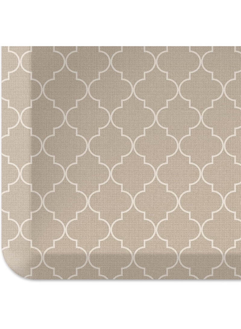GelPro Designer Comfort Mat-Trellis Khaki 20 X 30 Inch - Image 2