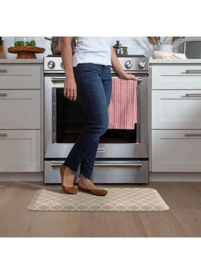 GelPro Designer Comfort Mat-Trellis Khaki 20 X 30 Inch - Image 5
