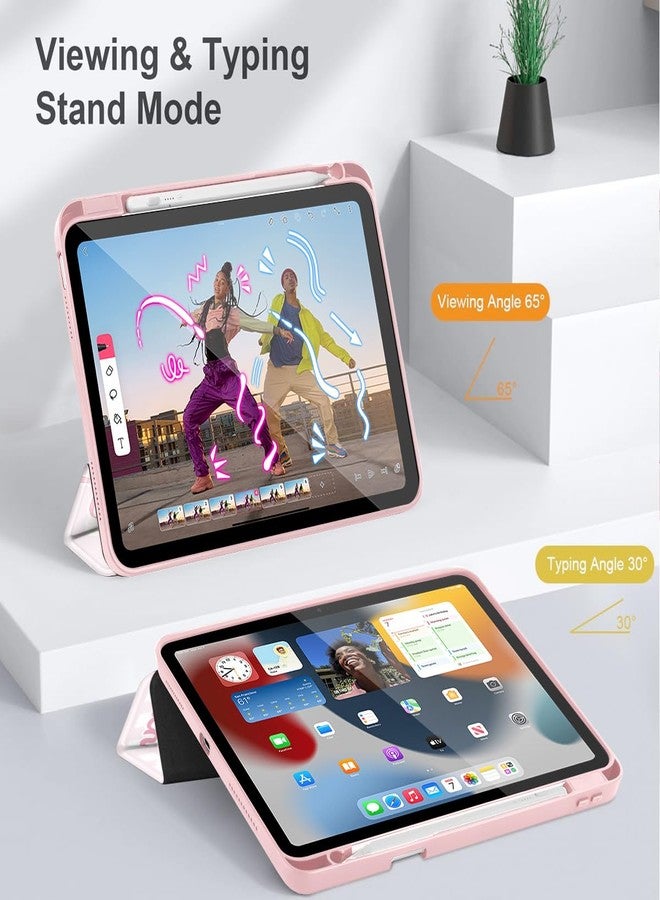 May Chen for iPad (A16) 11th Generation Case 11 Inch 2025, iPad 10th Gen Case 2022 10.9 inch, Built-in Pencil Holder with Shockproof Cover Clear Transparent Back Shell Auto Wake/Sleep, Bowknot Kitten - Image 5