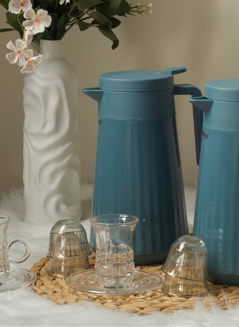 HOMEVEO Fragrant 1-liter thermos set - elegant hospitality and quality performance - Image 2