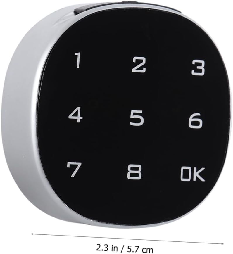 Black Combination Padlock Coded Lock for Door Security Password Protection Easy to Use - Image 3