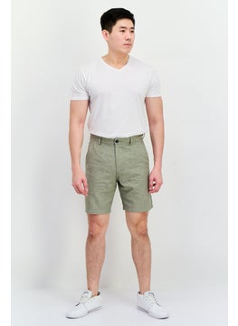 Jack Jones Men Heather Chino Shorts, Sage Green  - Image 4