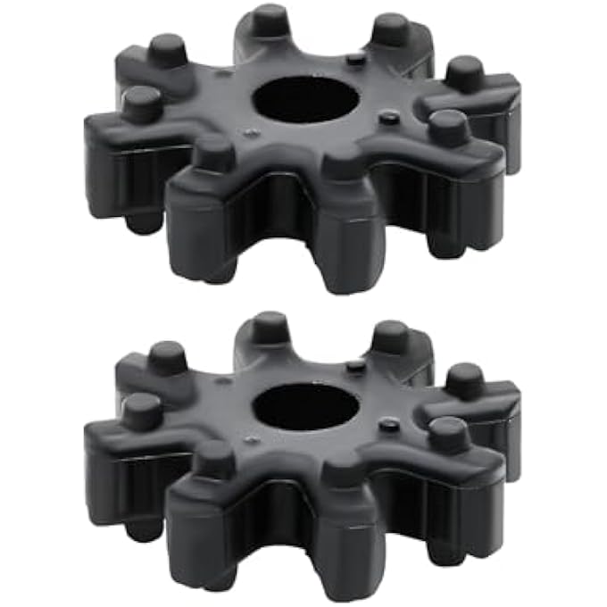 2 PCS Flexible Steering Coupler Replacement, Auto Power Steering Machine Column, 563152K000FFF Plastic Rubber Wheel, Steering Coupling Steering Column Motor Replace Accessories (2PCS) - Image 1