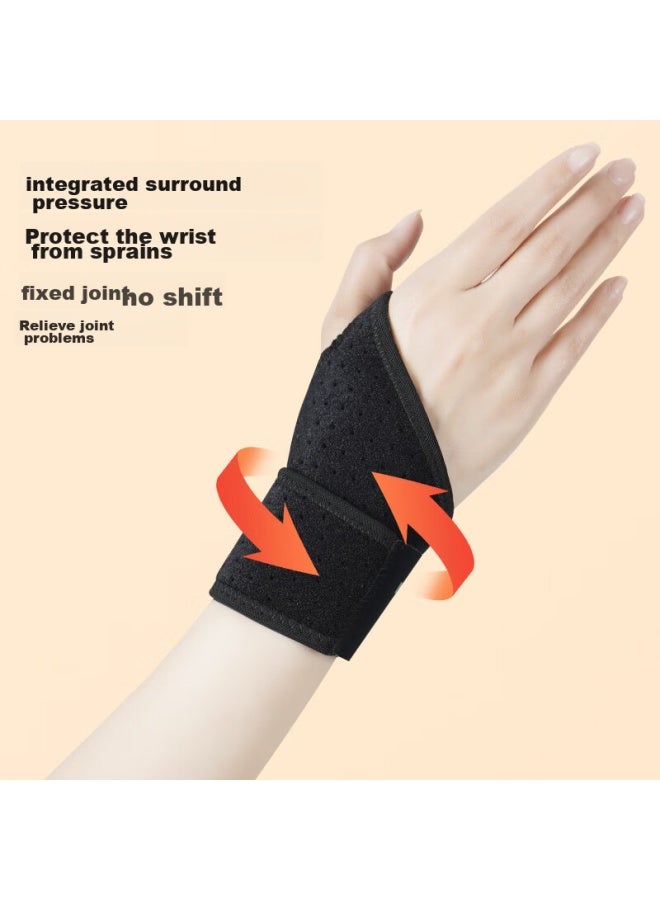 NAILEKESI N Nailikesi Mugwort Self-heating Warm Wrist Brace, Medical Wrist Support For Men And Women, Tendonitis Tfcc Sprain Compression Fixation Hot Compress Brace  - Image 4