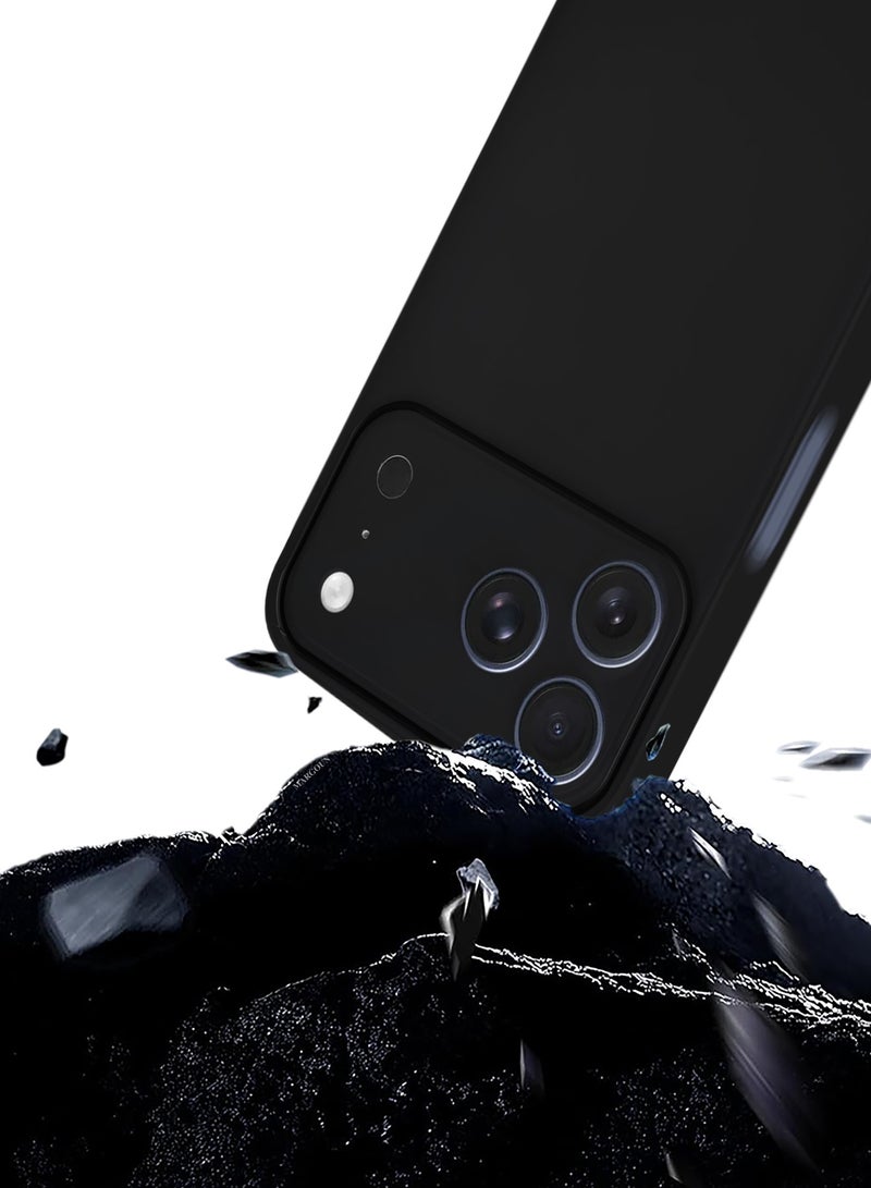 KZDOO 2 Packs Air Skin  Case Cover for Apple iPhone 17 Pro  - Sturdy Back Cover - Durable Thin Case - Drop Protection Cover with 3D Screen Protector - Black - Image 5