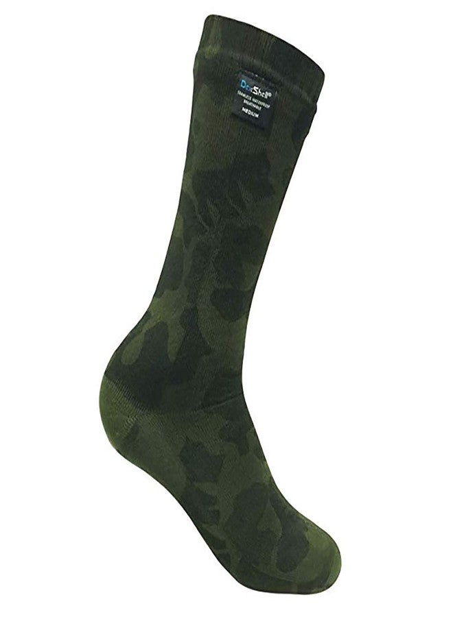 Dexshell Camouflage Sock - Olive Green Camo - L - Image 1