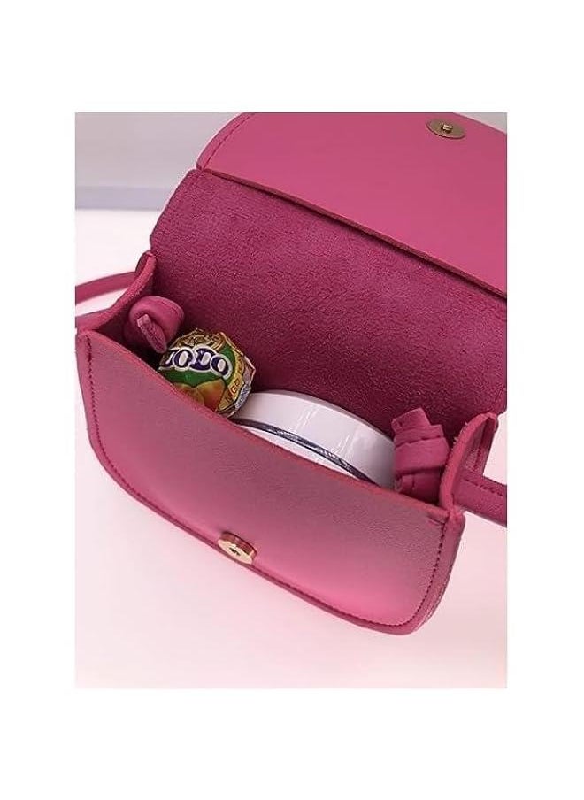 HOOKOR Little Girls Toddlers Mini Crossbody Shoulder Bag Coin Purse with Cute Mouse Ear Bowknot (Rose)  - Image 3