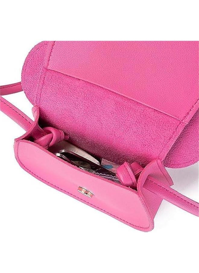 HOOKOR Little Girls Toddlers Mini Crossbody Shoulder Bag Coin Purse with Cute Mouse Ear Bowknot (Rose)  - Image 4