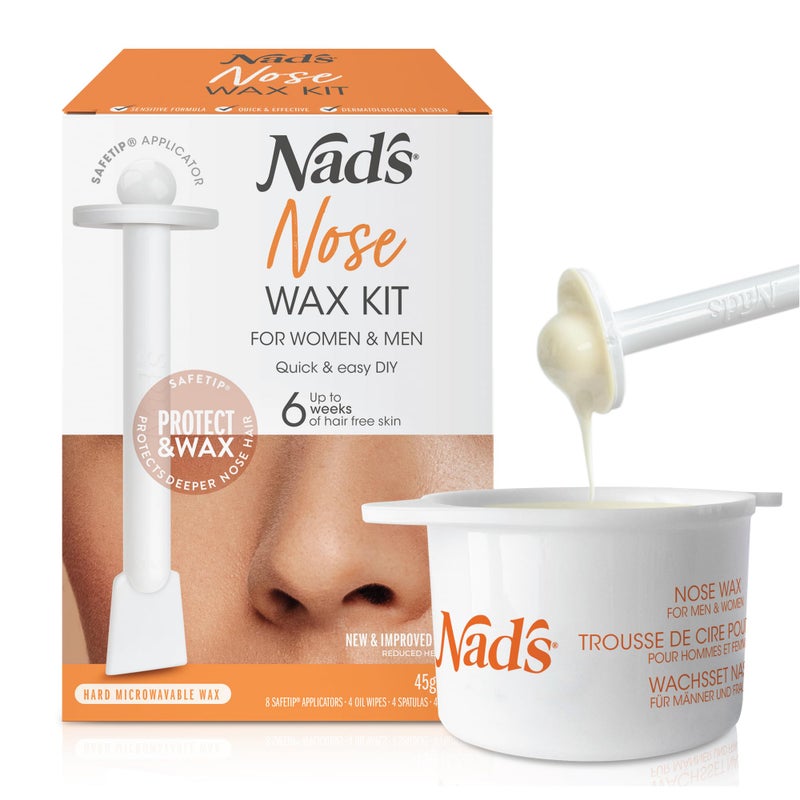 Nad's Nose Wax Kit for Men & Women - Waxing Kit for Quick & Easy Nose Hair Removal, 1 Count - Image 1