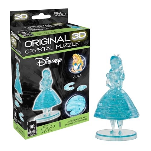 BePuzzled, Disney Alice Original 3D Crystal Puzzle, Perfect for Puzzlers Ages 12 and Up, Challenging to Complete and Beautiful to Display, Collect Them All - Image 1