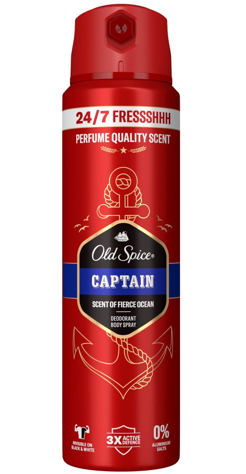 Captain Scent of Fierce Ocean Body Spray 150ML
