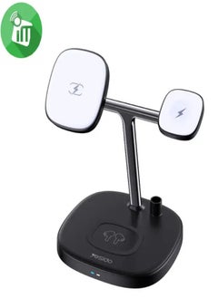 Yesido Yesido DS12 4in1 15W Desktop Wireless Charging Stand - Black  - Image 1