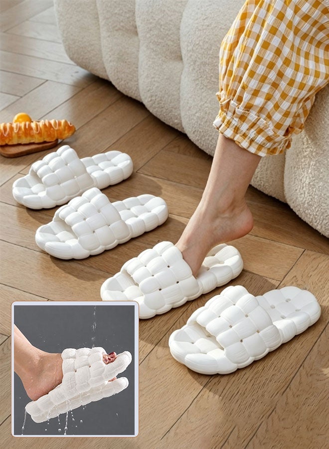 Ultra-soft breathable slippers,non-slip cut-out bathroom slippers - Image 1