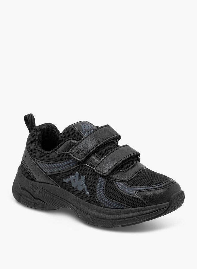 Kappa Kids' Logo Detail School Shoes With Hook And Loop Closure - Image 2
