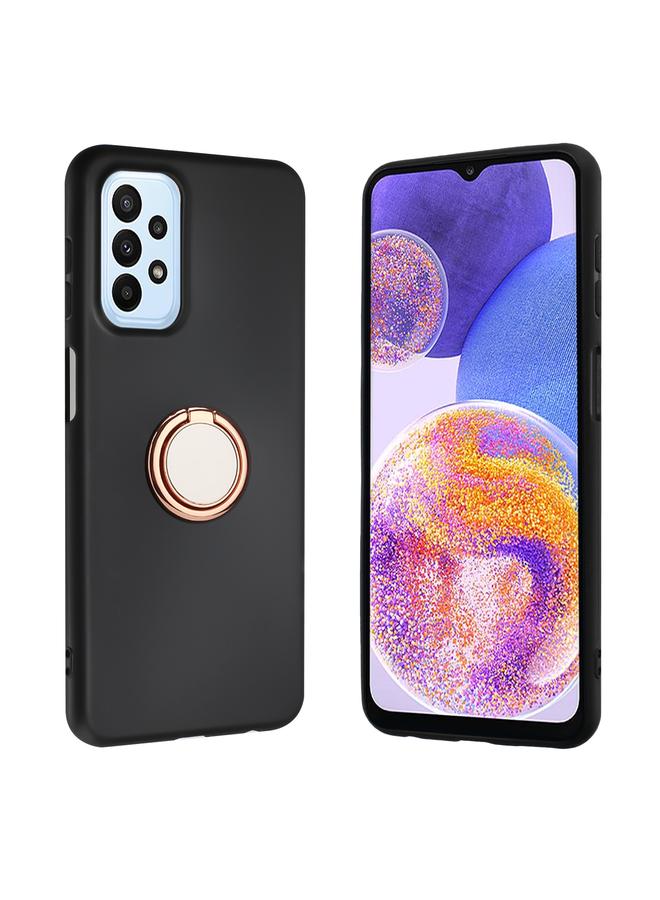 S-TOP Case For Samsung Galaxy A52 4G / 5G / A52s Matte Ring Holder TPU Phone Case - Image 1