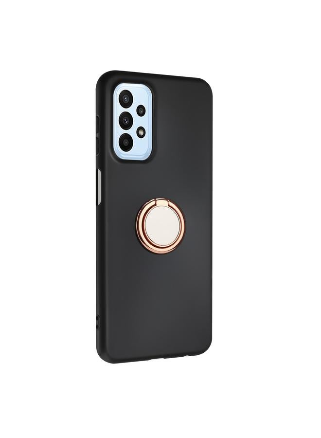S-TOP Case For Samsung Galaxy A52 4G / 5G / A52s Matte Ring Holder TPU Phone Case - Image 2