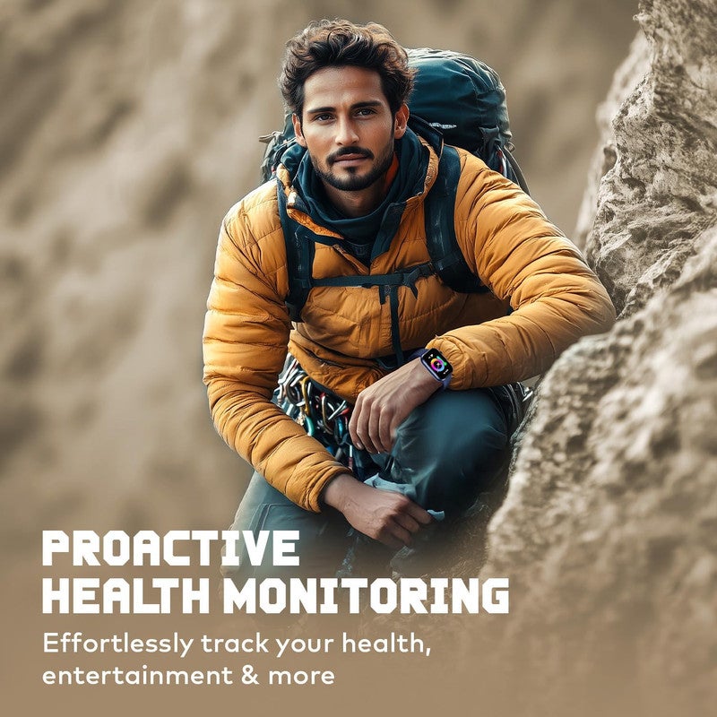 إيتيل 270 mAh itel O15 (2.01") LCD Display Smart Watch, 480 Nits Brightness, 7 Days Battery Life, Heart Rate & Blood Oxygen Monitoring,12 months warranty, IP68 Waterproof with Multisport Modes (Blue) blue - Image 2