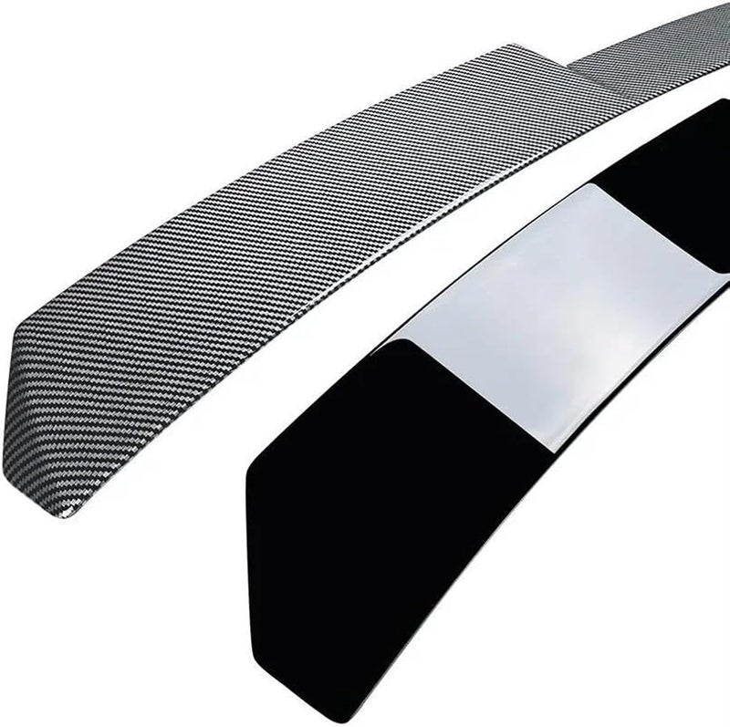 QASULER Carbon Look Rear Bumper Spoiler - Image 2