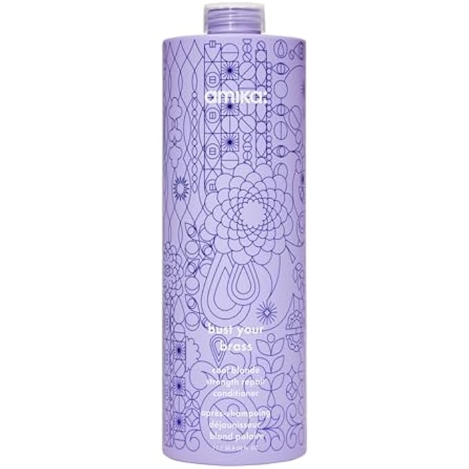 amika BUST YOUR BRASS COOL BLONDE REPAIR CONDITIONER, 1000ML - Image 2