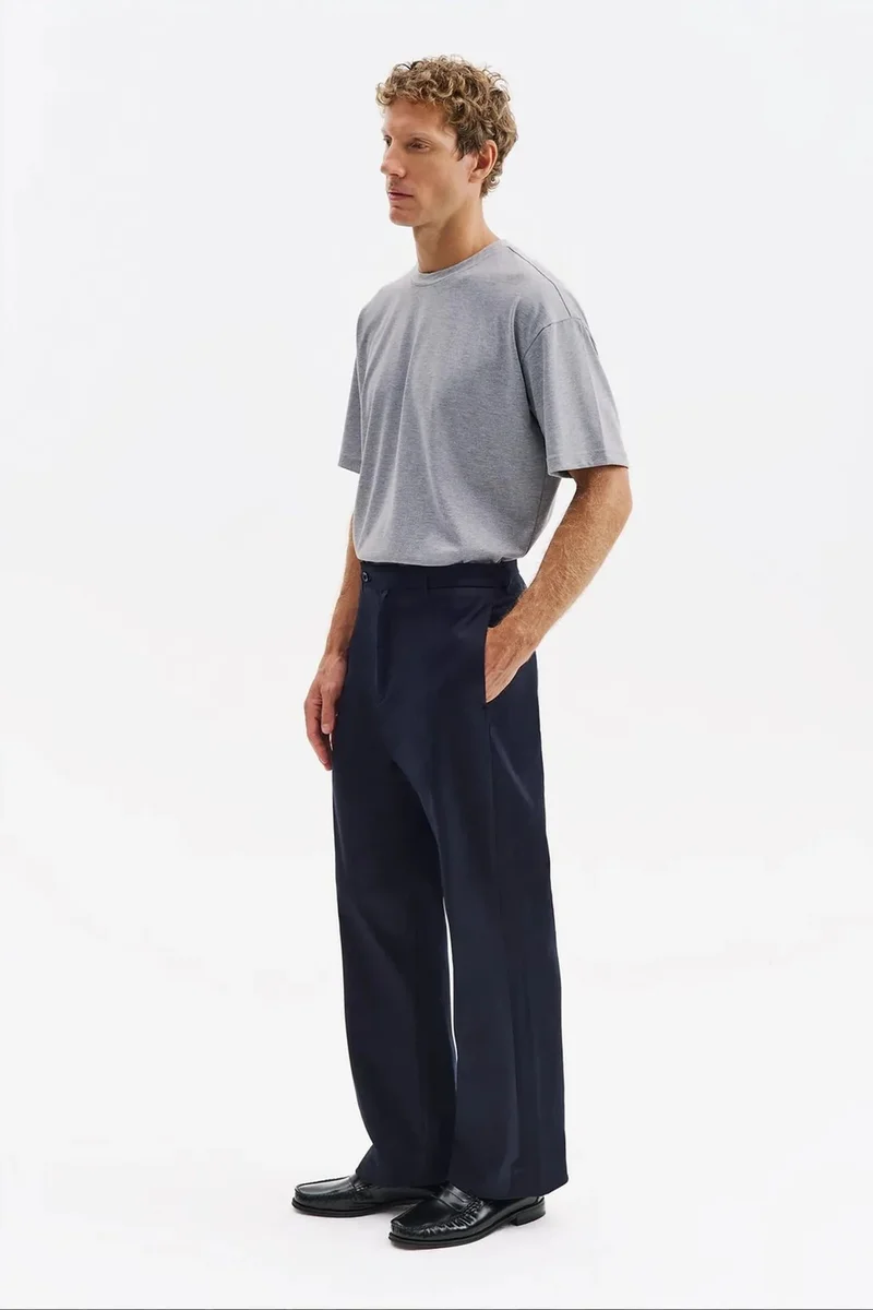 GIESTO Men's Cotton-Lycra Suit Pants