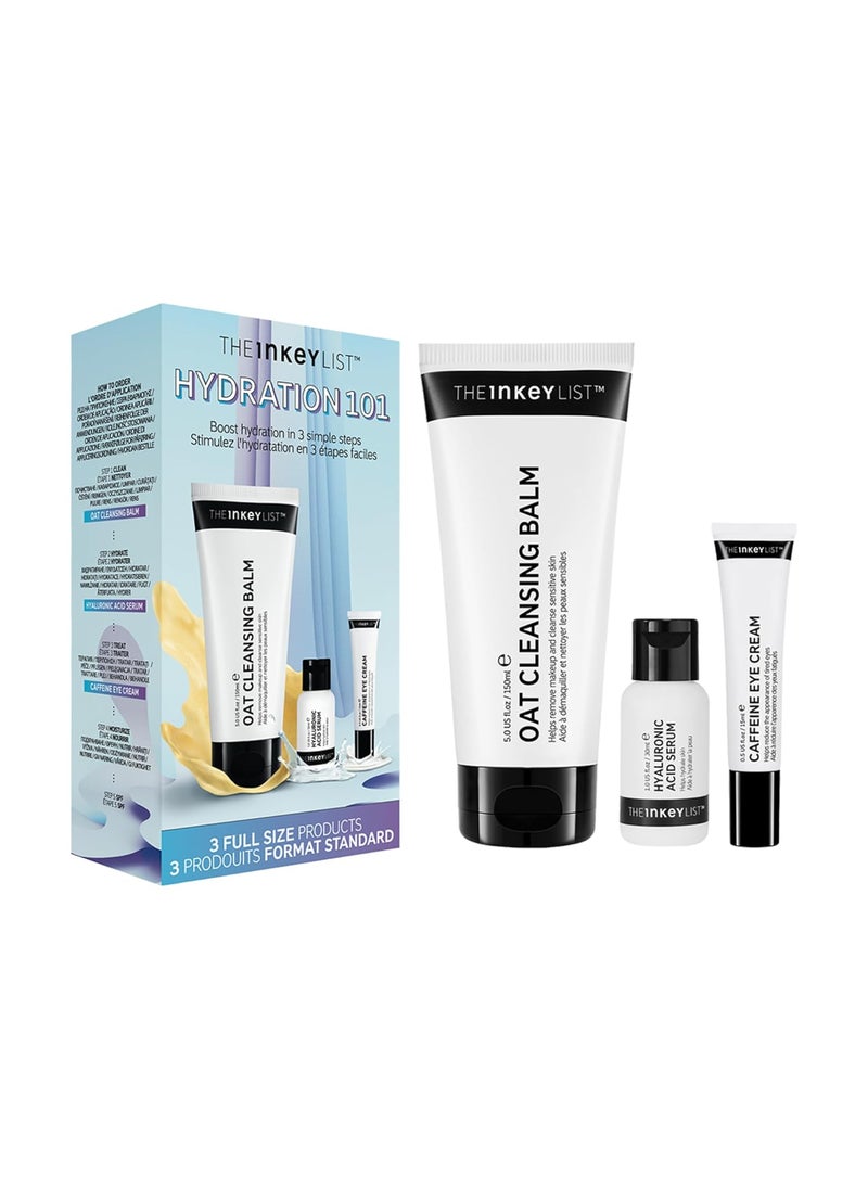 The Inkey List The INKEY List Hydration 101 Set, Hydrating Skin Care, Combats Dry Skin, Vegan Friendly, Suitable For All Skin Types 