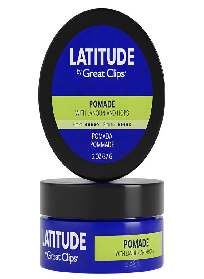 GREAT CLIPS LATITUDE Pomade | Hair Gel for Men | High Hold + High Shine | 2oz - Image 1