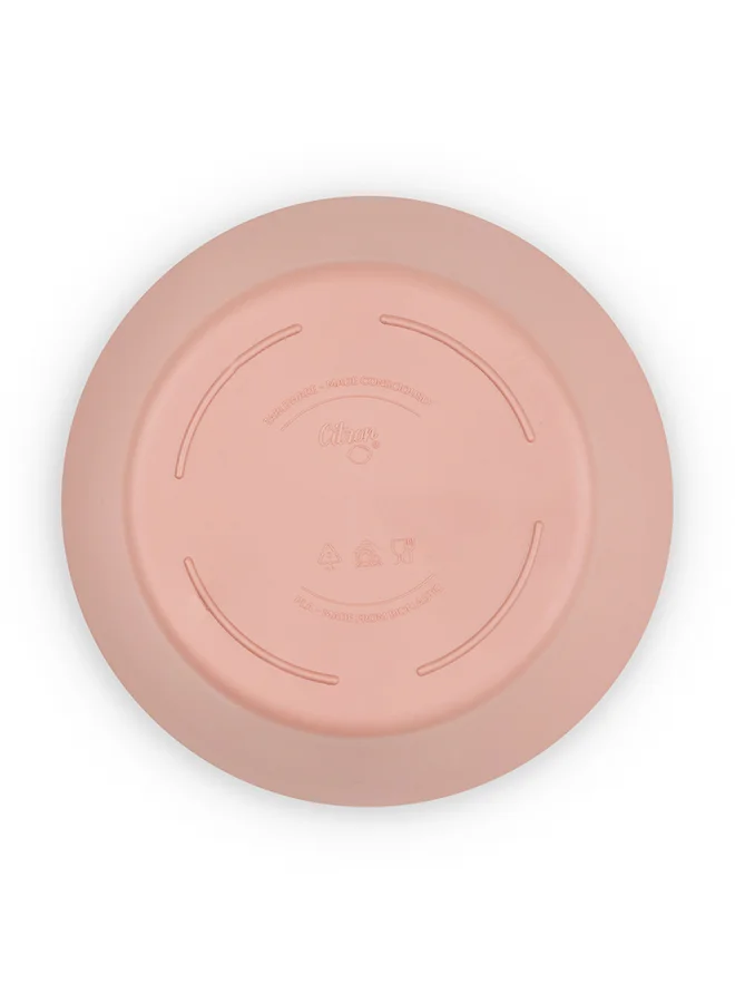 Citron Set of 4 Unbreakable Bowls 100% Organic, Reusable, Biodegradable, Environment Friendly And Unbreakable - Pink/Cream