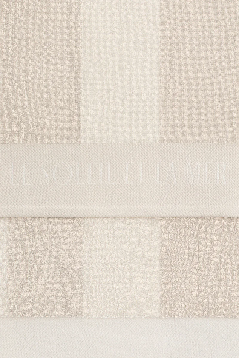 H&M Striped cotton beach towel