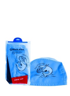 ENDLESS  Comfortable PU Swimming Cap with Cartoon Design | Elastic Waterproof Swimming Cap for Long and Short Hair with Thicker Edge | Kid's Size | Material : PU  - Image 1