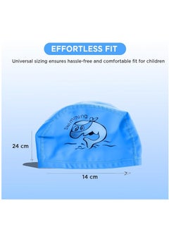 Comfortable PU Swimming Cap with Cartoon Design | Elastic Waterproof Swimming Cap for Long and Short Hair with Thicker Edge | Kid's Size | Material : PU - pzsku/ZDB561D11E1170E27951EZ/45/_/1709701564/c943c68e-4424-42e3-a303-a2724d2a3b9f