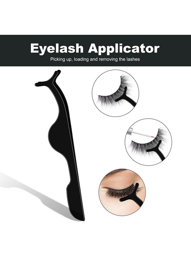 MAGEFY 175 Pieces Lash Packaging Wholesale, Include 30 Empty Eyelashes Packaging Box, 30 False Lash Trays, 15 Eyelash Tweezers and 100 Eyelash Brush Mascara Wands Disposable (Marble) - Image 5