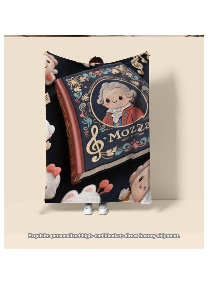 general Flannel thin blanket (warm and comfortable, suitable for sleep, gaming, dust removal and sandproof) 150cm*200cm - 1178 - Image 3