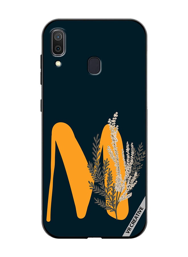 VR CREATIVE Protective Case Cover For Samsung Galaxy A30 Alphabet M(113) Design Multicolour - Image 1