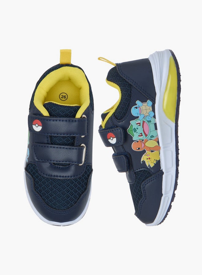 Pokemon أحذية رياضية مطبوعة بإغلاق خطاف وحلقة - Image 1