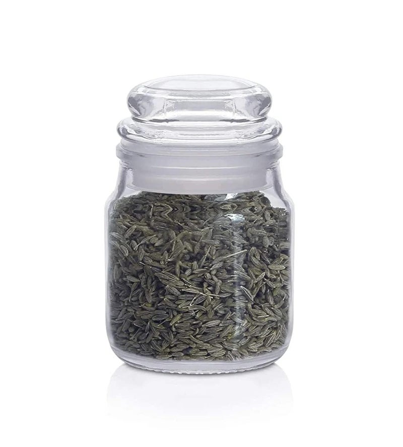 CROCO JAR 145ml Spice Storage Glass Jar, Kitchen Storage Jars, Honey Jar and Container, Spice Masala Jar - Airtight Lid with Rubberised Silicone Stopper (Pop Jar, 145ml, Set Of 4) - Image 5