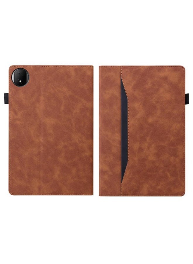 general Tablet Case Compatible with Honor Pad X7 8.7 inch 2025, PU Leather Retro Folio Shell Wallet Case with Card Slots, Multi-Angle Stand Shockproof Protective Cover - Image 2