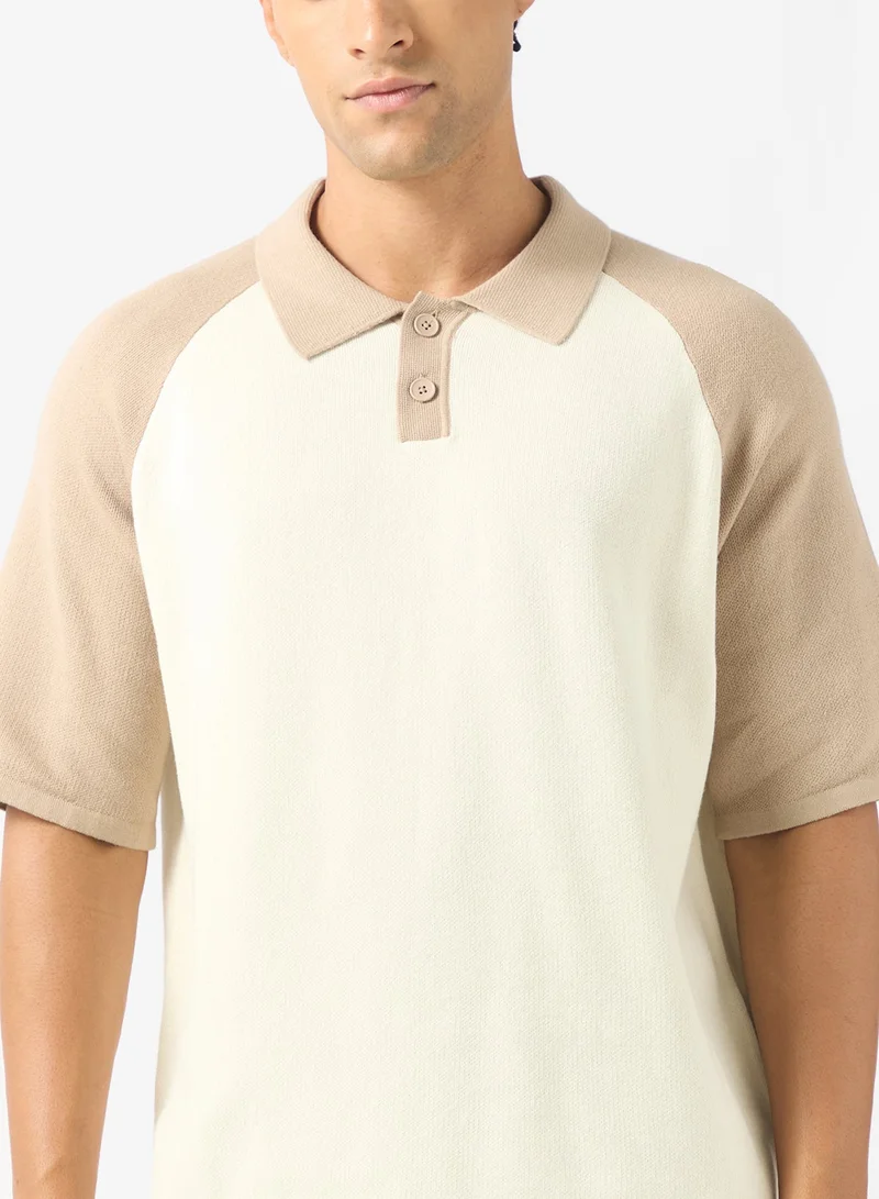 Colour Block Regular Polo