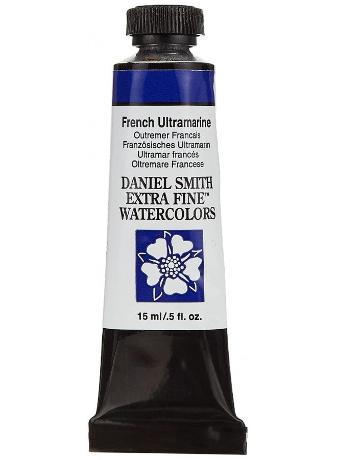 Daniel Smith Extra Fine Watercolor 15ml Paint Tube, French Ultramarine (284600034), 0.5 Fl Oz (Pack of 1) - Image 1