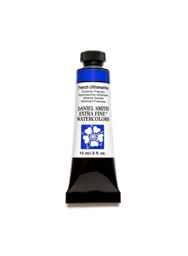 Daniel Smith Extra Fine Watercolor 15ml Paint Tube, French Ultramarine (284600034), 0.5 Fl Oz (Pack of 1) - Image 4