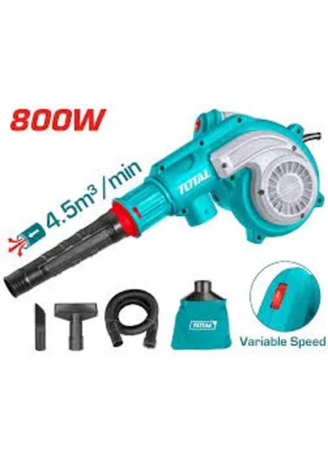 TOTAL Blower 800 Watt with Accessories  - Image 1