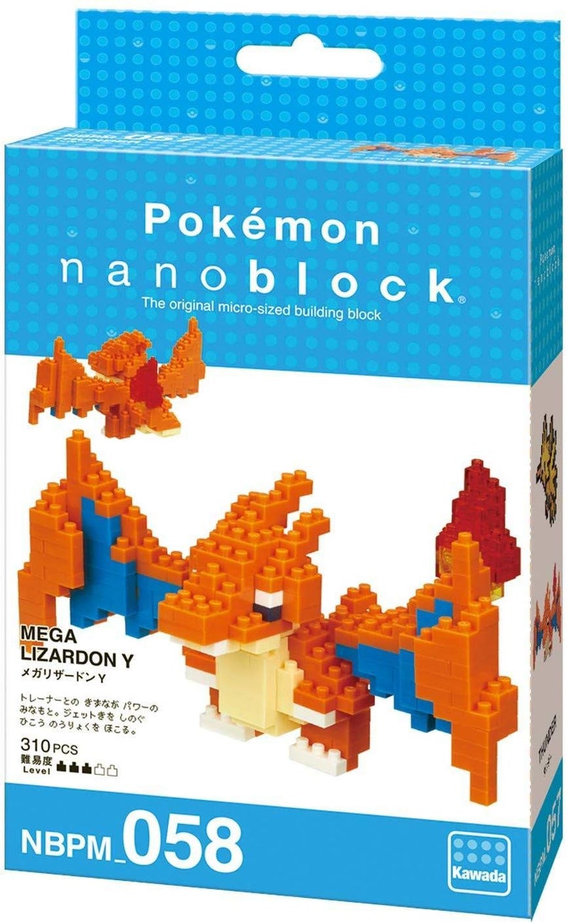 nanoblock - Pokemon - Mega Charizard Y, Pokemon Series Building Kit 6.0Ã—10.8Ã—7.6:cm - Image 3