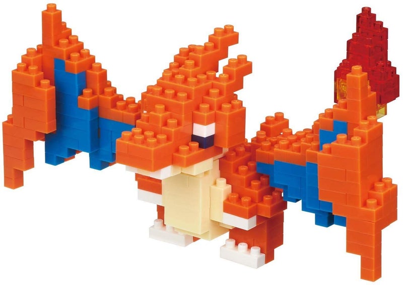 nanoblock - Pokemon - Mega Charizard Y, Pokemon Series Building Kit 6.0Ã—10.8Ã—7.6:cm - Image 1