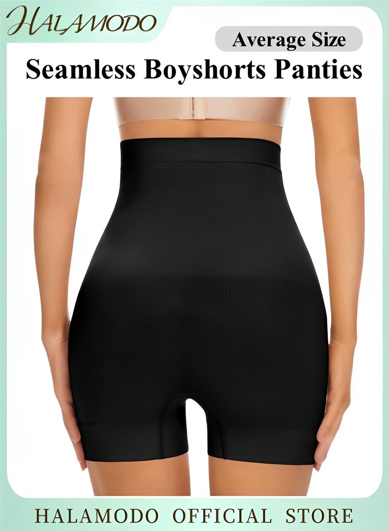 هالامودو شورت نسائي قصير بدون درزات للملابس الداخلية للأولاد، شورت داخلي مضاد للاحتكاك، شورت داخلي لتنحيف الفخذين لليوجا وركوب الدراجات - Image 1