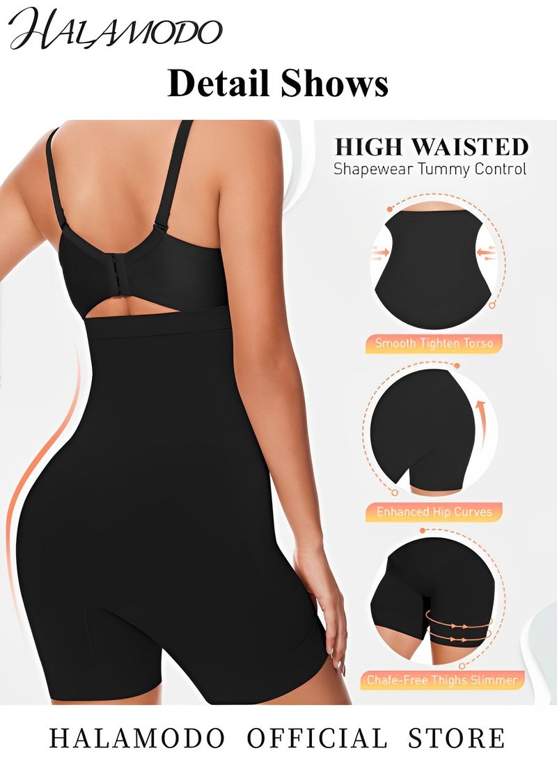 هالامودو شورت نسائي قصير بدون درزات للملابس الداخلية للأولاد، شورت داخلي مضاد للاحتكاك، شورت داخلي لتنحيف الفخذين لليوجا وركوب الدراجات - Image 5