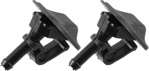 Shibeiparts 2-PACK 55156728AB Windshield Washer Nozzles Wiper Spray Jet Nozzle Windshield Washer Fit For Jeep Wrangler JK 2002-2012 TJ 2002-2006 - Image 1