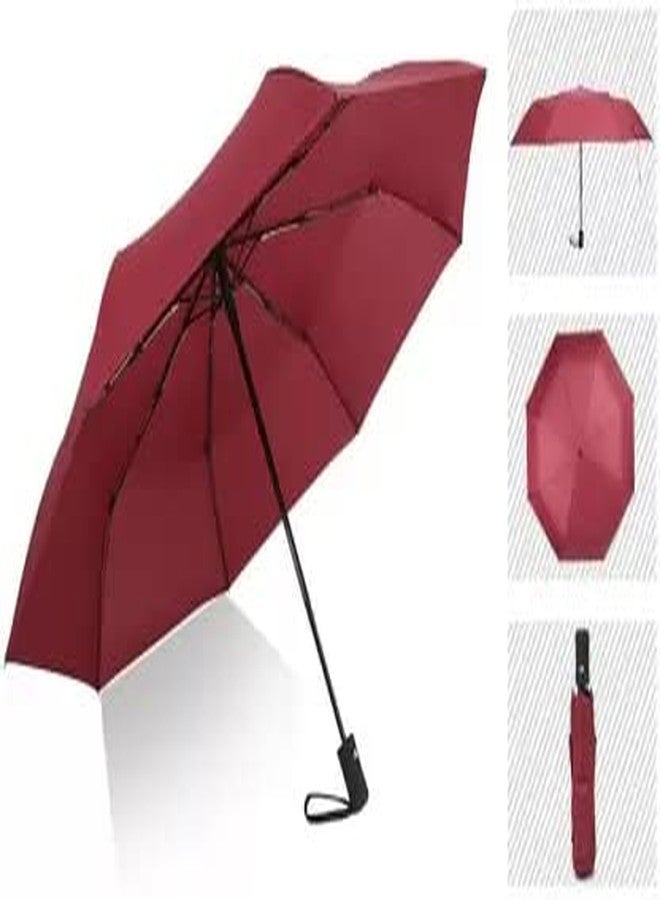 Being One Umbrella Automatic Open Travel Umbrella with Wind Vent, Umbrella for girls, Umbrellas for rain-(Auto Open and Close) (Red) - Image 3
