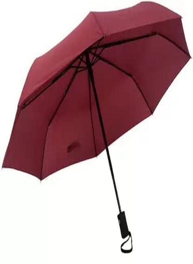 Being One Umbrella Automatic Open Travel Umbrella with Wind Vent, Umbrella for girls, Umbrellas for rain-(Auto Open and Close) (Red) - Image 1